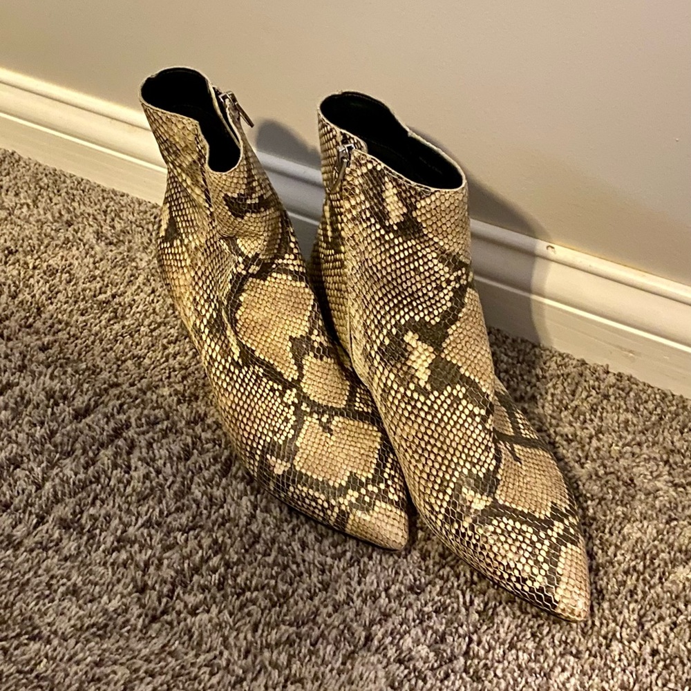 Dolce Vita snake skin boot, worn once!